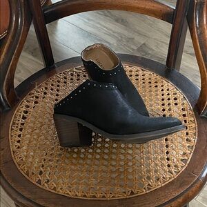 Lucky Brand Studded Black Ankle Booties